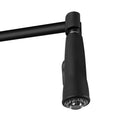 SPRING COIL PULLDOWN RV KITCHEN FAUCET MATTE BLACK/BRUSHED SATIN NICKEL