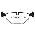 EBC 99-01 Saab 9-5 2.3 Turbo (Aero) Greenstuff Rear Brake Pads