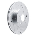 R1 88-88 Pontiac Fiero Rear Right Front Right Drilled & Slotted Silver Brake Rotor
