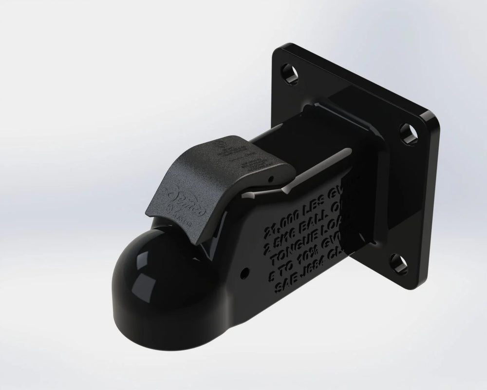 COUPLER 25/16IN BOLT ON PLATE MOUNT EZ LATCH 3IN CHANNEL; 21000 LBS