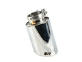 Remus Stainless Steel 102mm Angled/Angled Rolled Edge Chrome Tail Pipe - Left Side (Single)