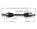 NEW CV AXLE