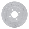 R1 92-98 Acura Vigor Front Right Drilled & Slotted Geoperformance Rotor