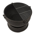 ATHENA 14IN DEEP BOWL FIRE PIT WITH COOKING GRID