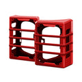 Rugged Ridge 07-18 Jeep Wrangler JK Red Elite Tail Light Guards