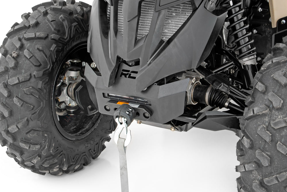 Rough Country Winch Bumper Black Series LED 6 Light Slime Line Can-Am Renegade 1000 Renegade 500 97072
