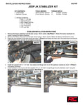 V2 Steering Stabilizer | Relocation Bracket | Jeep Wrangler JK/Wrangler Unlimited (07-18)