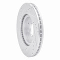 DFC 72-82 Toyota Mark II Front Right Drilled & Slotted Silver Brake Rotor
