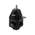 DeatschWerks Compact Carburetor Adjustable Fuel Regulator 6AN x4 Inlets - 6AN Return - Black