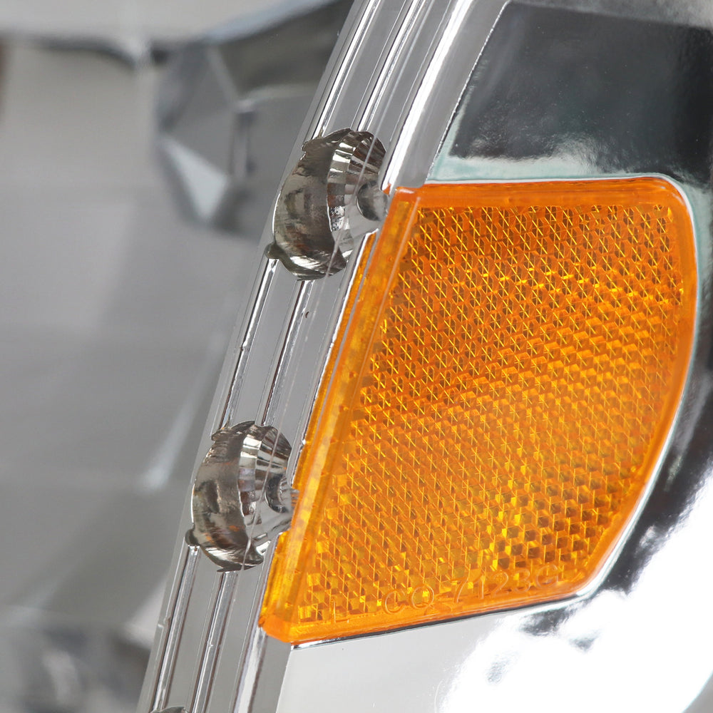HEADLIGHTS WITH LED- CHROME