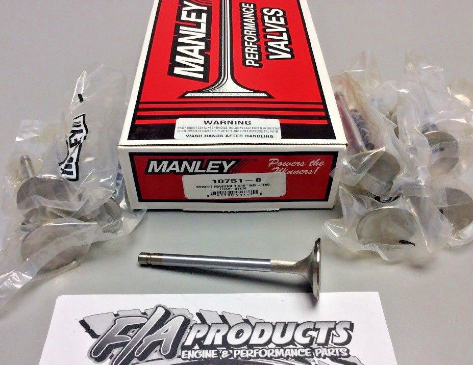 Manley Small Block Chevrolet Street Master Exhaust Valves 1.600 (+.100)