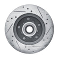 DFC 82-95 Buick Regal Front Left Drilled & Slotted Silver Brake Rotor