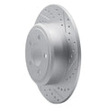 R1 95-07 Chrysler Sebring Rear Right Drilled & Slotted Geoperformance Rotor