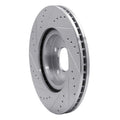 DFC 09-14 Acura TL Front Right Drilled & Slotted Silver Brake Rotor