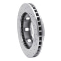 R1 71-91 Chevrolet P30 Van Front Right Drilled & Slotted Silver Brake Rotor