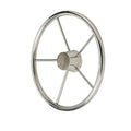 STAINLESS 15" STEERING WHEEL - 10