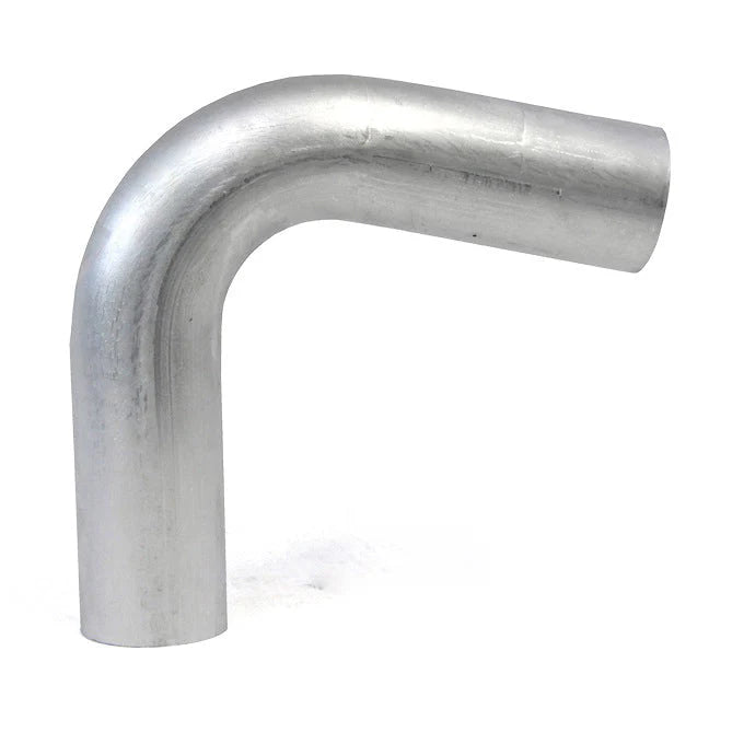 HPS Performance 4.5 OD 110 Degree Bend 6061 Aluminum Elbow Pipe 15 Gauge w/ 6 CLR