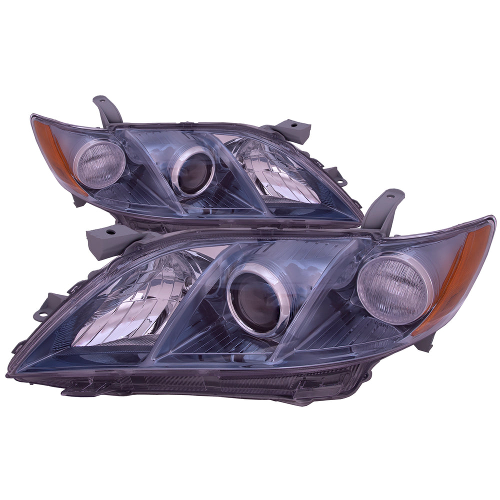RH HEADLAMP ASSY COMPOSITE; HYBRID; JAPAN BUILT; CAMRY 0709