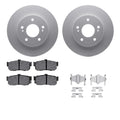 R1 94-00 Infiniti I30 Rear Carbon Coated Brake Rotor Set w/Optimum OE Pads and Hardware