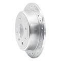 R1 04-10 Chevrolet Optra (USA/Canada) Rear Left Drilled & Slotted Silver Brake Rotor