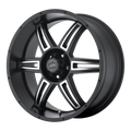 AR890 17X8 5X5.0 S-BLK MACH 30MM