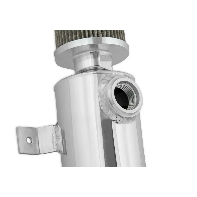CATCH CAN W/AN O-RING INLET & FILTER-CLR