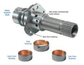 Suncoast Converters Stator Support Shaft Assembly - 280mm or 300mm Converter Reluctor Style 04-Later 77918S-09K