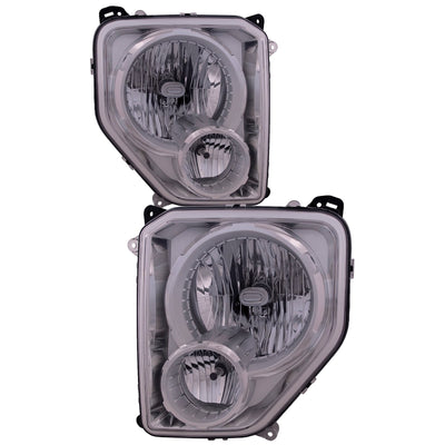 JP LBRTY 0812 HEADLIGHT ASSY(W/O BLACK BEZEL)(W/ FOG LAMP)