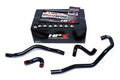 HPS Performance Reinforced Black Silicone Heater Hose Kit Coolant for BMW 01-06 E46 M3 Left Hand Drive