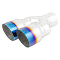 MBRP Universal T304 SS Dual Burnt End Tip 3.5in OD/2.5in Inlet