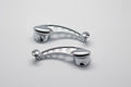 PRO TOURING WINDOW CRANK H&LE SET CHROME 49&UP GM&D