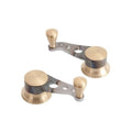 PRO TOURING WINDOW CRANK H&LE SET CHROME 49&UP GM&D