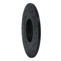 R1 81-84 Toyota STARLET Front Left Drilled & Slotted Black Brake Rotor