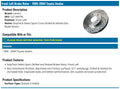 StopTech Select Sport Drilled & Slotted Rotor - Rear Left