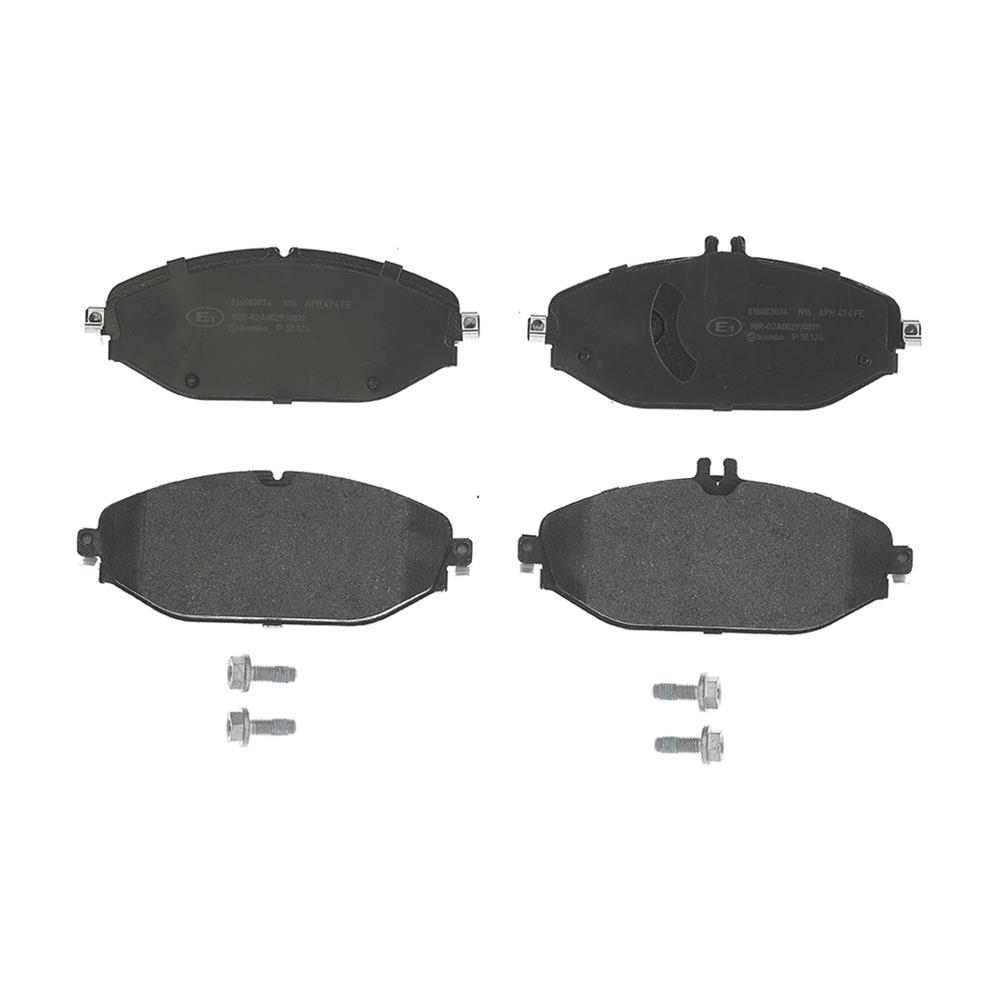 Brembo 15-20 Mercedes-Benz C300/18-19 E300 Front Premium Low-Met OE Equivalent Pad