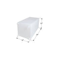 FRESH WATER TANK WT2471 24 X 12 X 12 15 GAL W/ .5IN FITTINGS