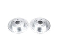Power Stop 02-18 Nissan Altima Rear Evolution Drilled & Slotted Rotors - Pair