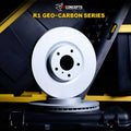 R1 Concepts Brake Rotor- Carbon Coated Fits Acura MDX