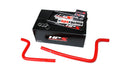 HPS Performance Reinforced Black Silicone Heater Hose Kit Coolant for Jeep 97-02 Wrangler TJ 2.5L 4Cyl