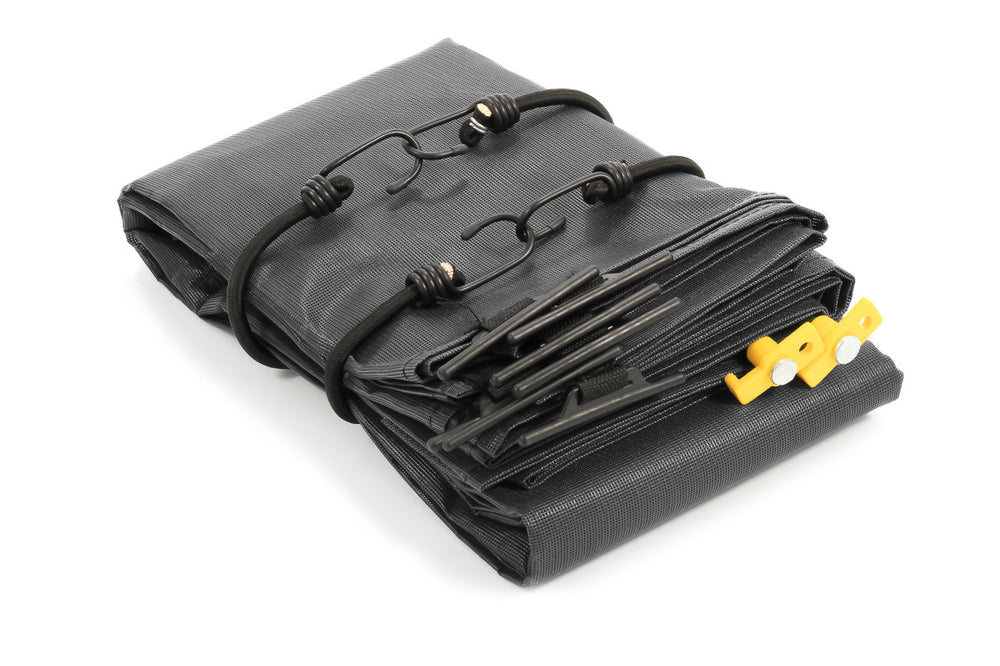 RV AWNING SHADE KIT 54INX 180IN BLACK BILINGUAL