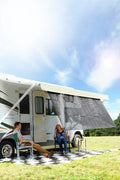 RV AWNING SHADE KIT 54INX 180IN BLACK BILINGUAL