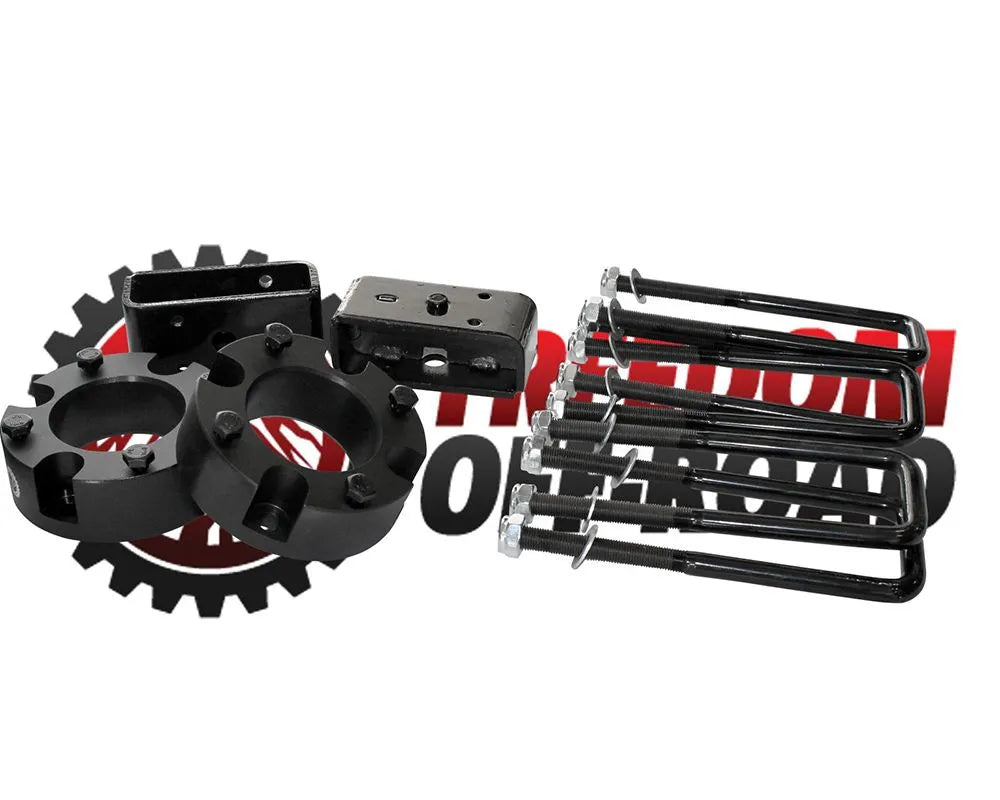 3 Inch Front Strut Spacers 2 Inch Rear Lift Blocks w U Bolts 05-23 Tacoma Freedom Off-Road