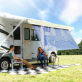 RV AWNING SHADE KIT 54INX 180IN BLUE BILINGUAL