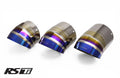 GReddy Burnt Titanium Turndown Tip 115mm Diameter 120mm Length (for Revolution RS / RS-TI / RS-Race)