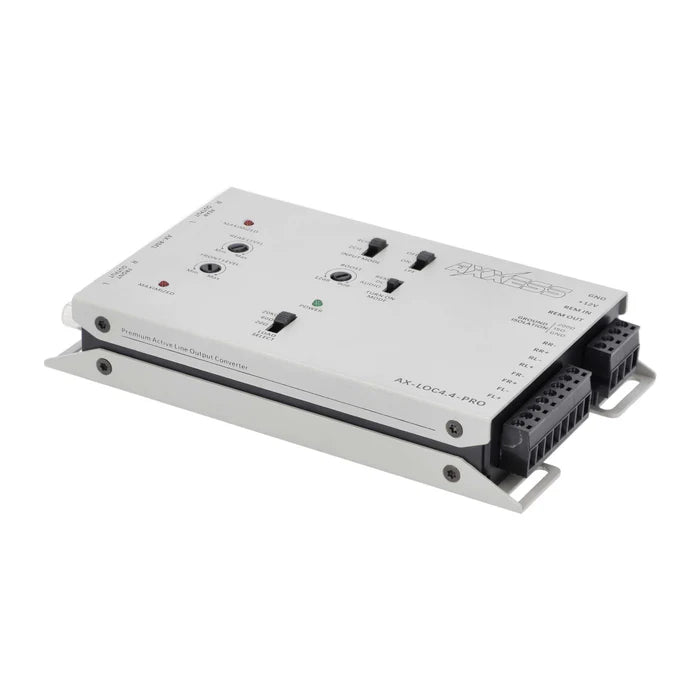 4CH ACTIVE LINE OUTPUT CONVERTER WITH BASS BOOST 4 IN/4 OUT