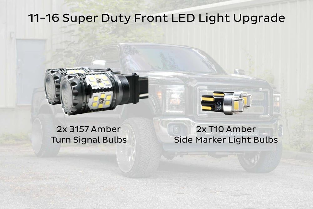 FRONT LED UPGRADE KIT: 11-16 SUPER