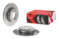 Brembo 1993 Mercedes-Benz 300TE/96-97 C36 AMG Rear Premium Xtra Cross Drilled UV Coated Rotor