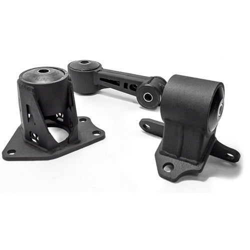 Innovative 88-91 Civic / CRX B-Series Black Steel 60A Bushing Front Mount for B-Series Cable Trans