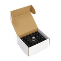 UNIVERSAL ALUMINUM FITTING BLACK (20 LUG)