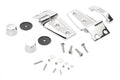 Left & Right Stainless Steel Hood Kit for 2007-2018 JK Wrangler RT Off Road